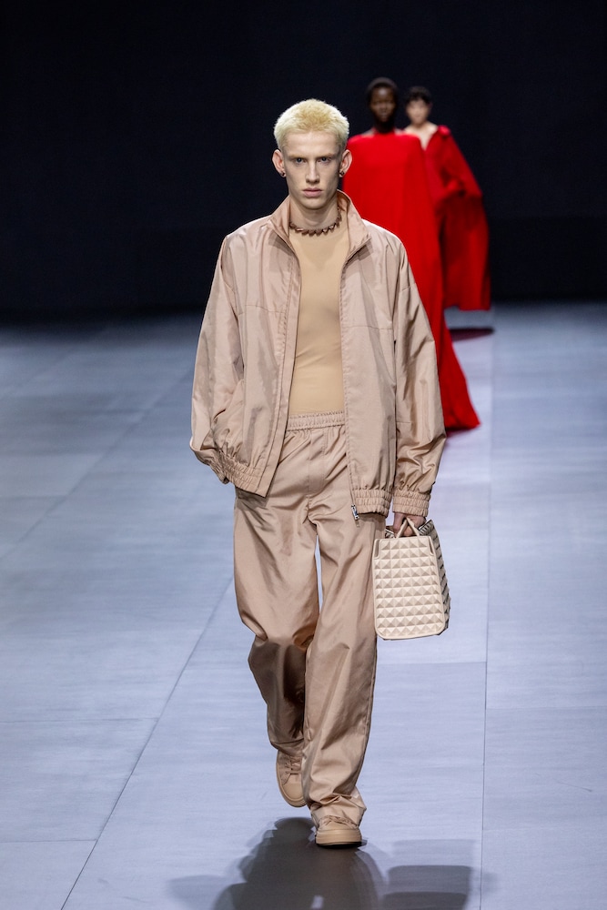 Oversized satin jacket