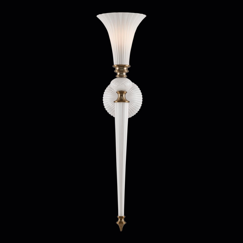 Winter Brass Wall Sconce from the Bianca Collection