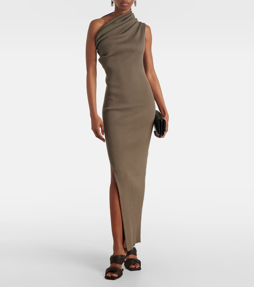 One-shoulder maxi dress