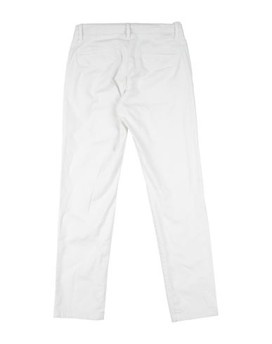 Kid Boy Pants White Size 14 Cotton, Elastane