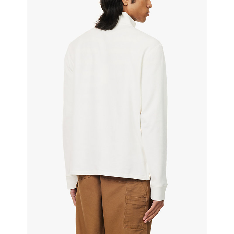 Mens Nevis Estate Half-zip Cotton-jersey Sweatshirt