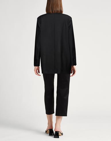 Woman Blazer Black Size M Virgin Wool