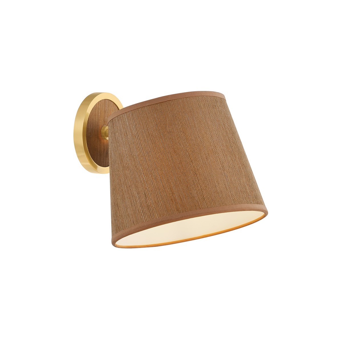 Aged Brass Wall Sconce from the Abeni Collection