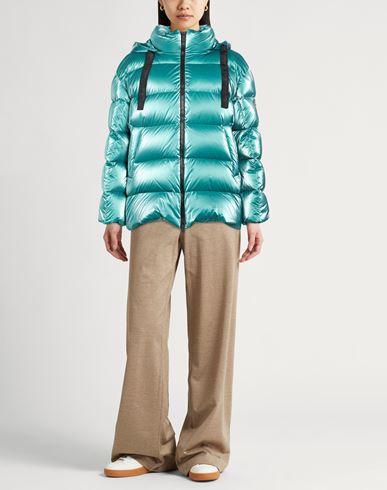 Woman Puffer Turquoise Size M Polyamide