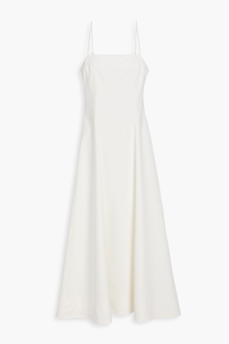 Cotton-blend midi dress - Blue - US 6