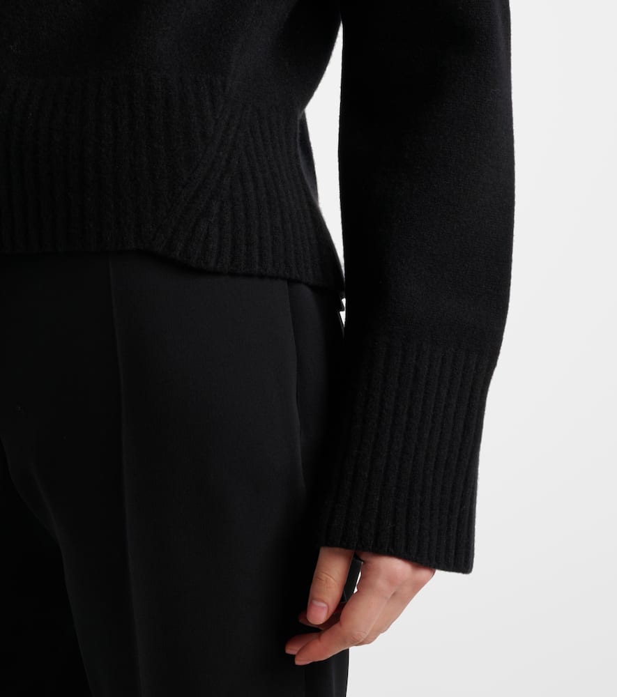 Julie cropped wool and cashmere sweater