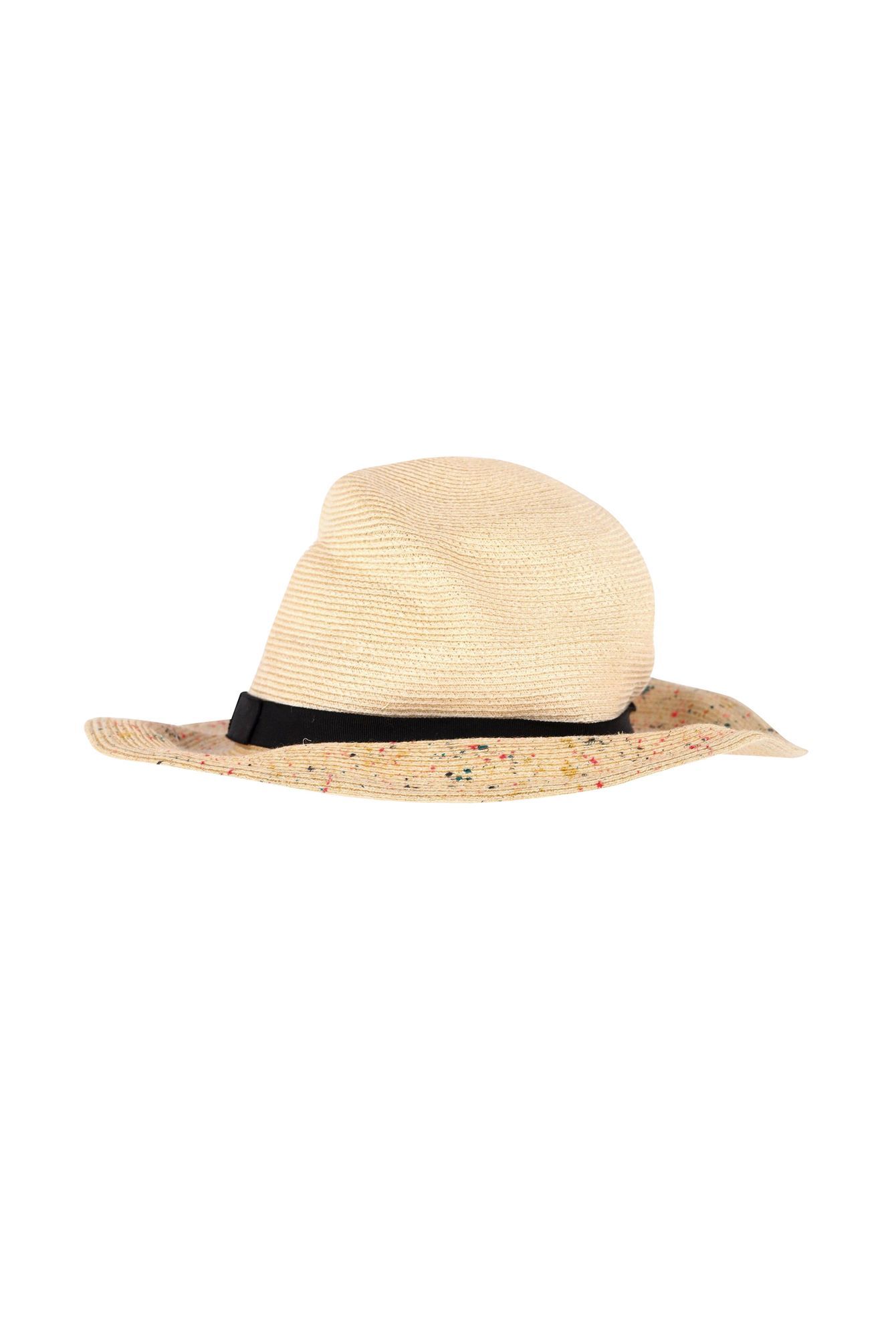 Eugenia Kim Women's Preloved Flecked Sun Hat in Beige Hemp & Cotton