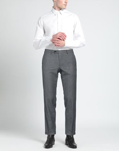 Man Pants Blue Size 36 Polyester, Cotton, Tencel, Elastane
