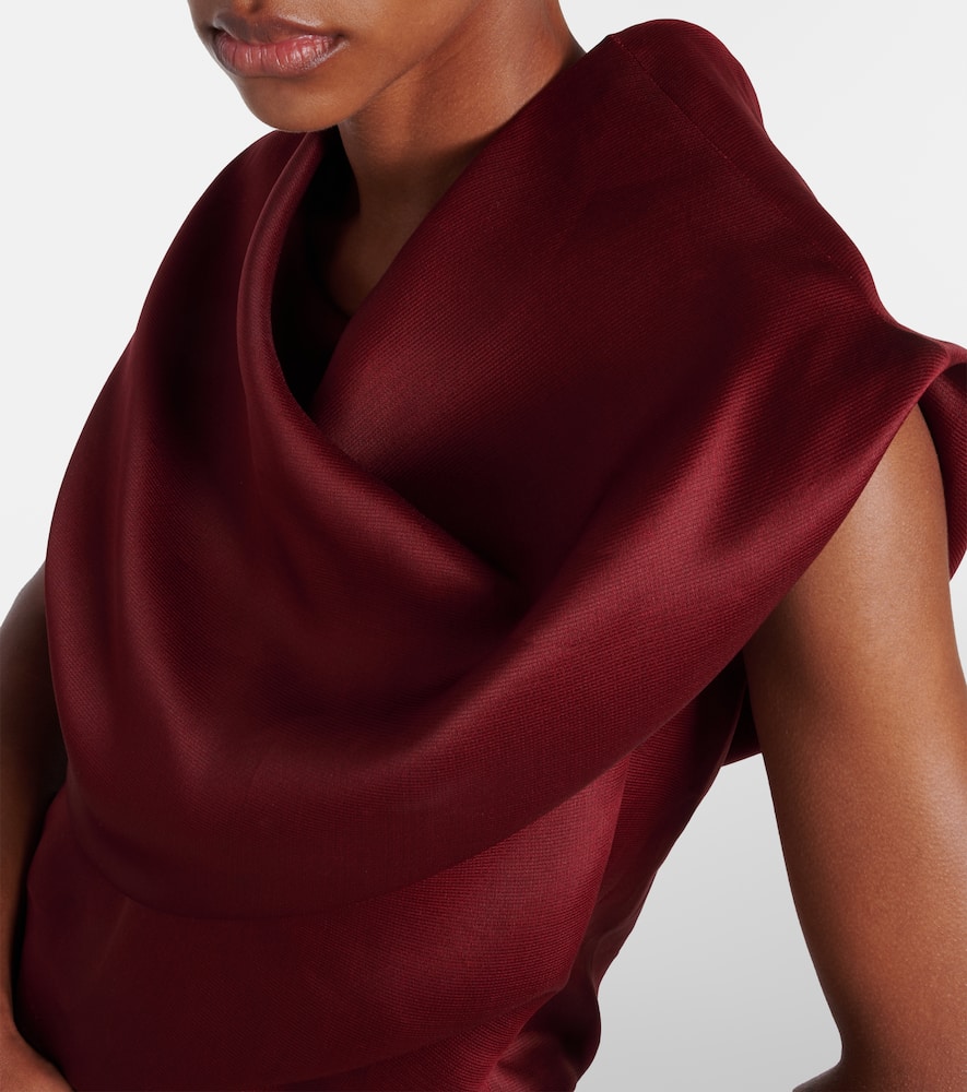 Luola draped silk top