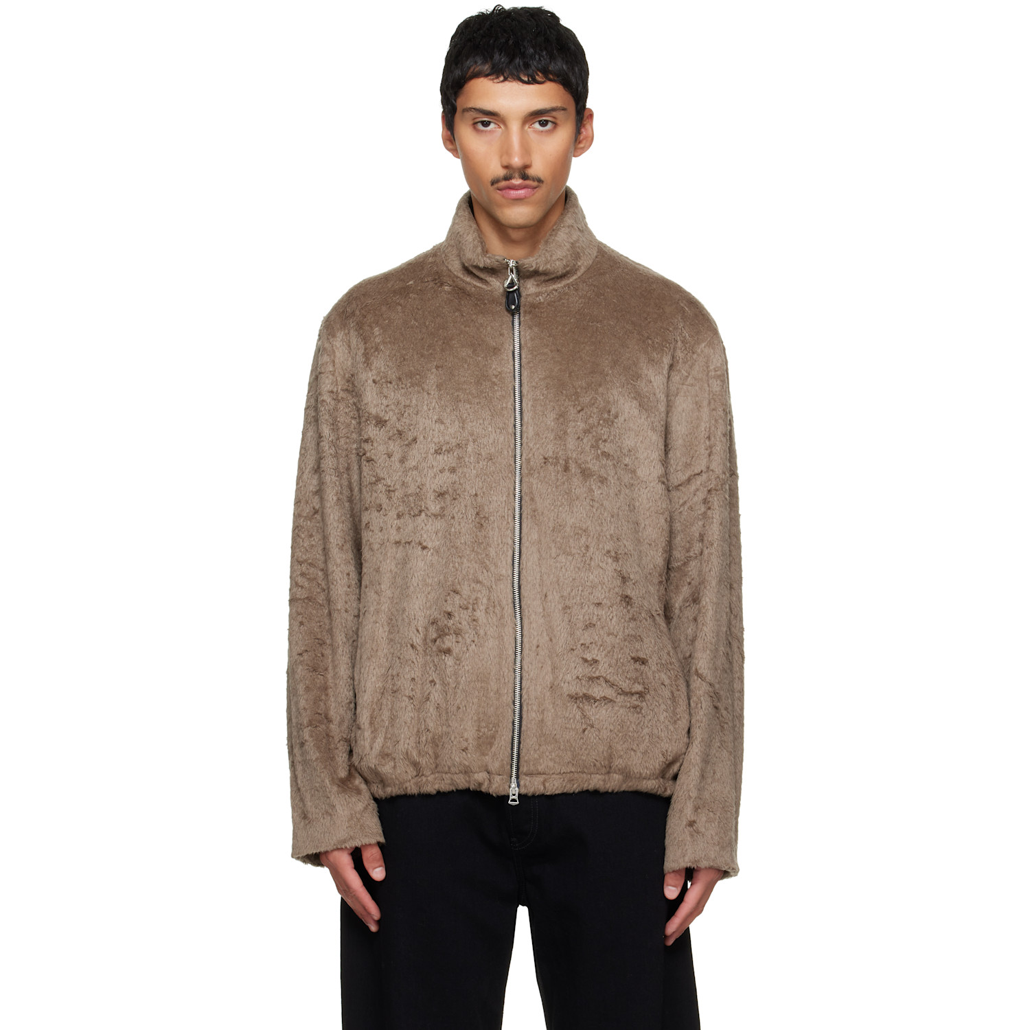 Brown Faux-Fur Jacket