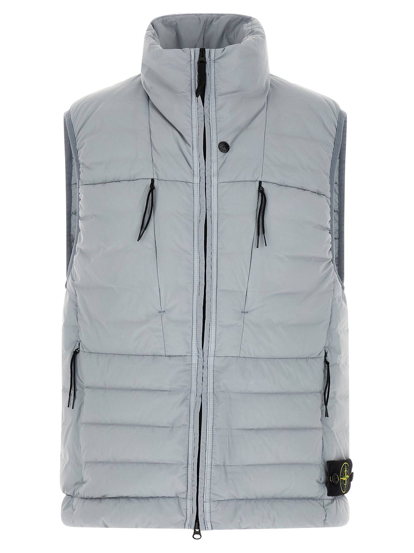 Padded Technical Vest — Gray