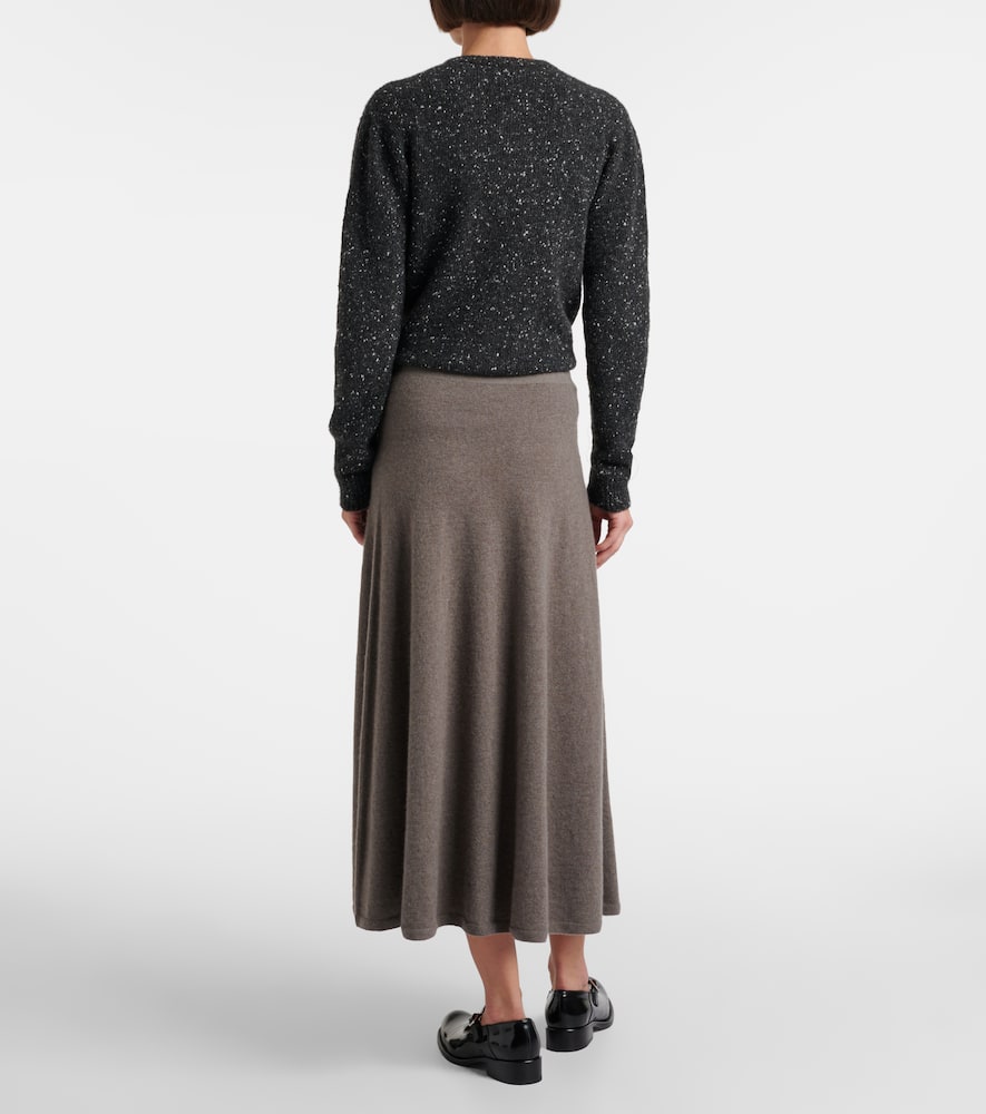 Masini cashmere midi skirt