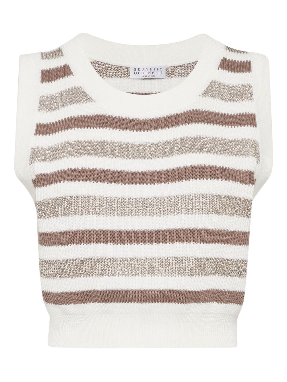 Brunello Cucinelli cotton vest - White