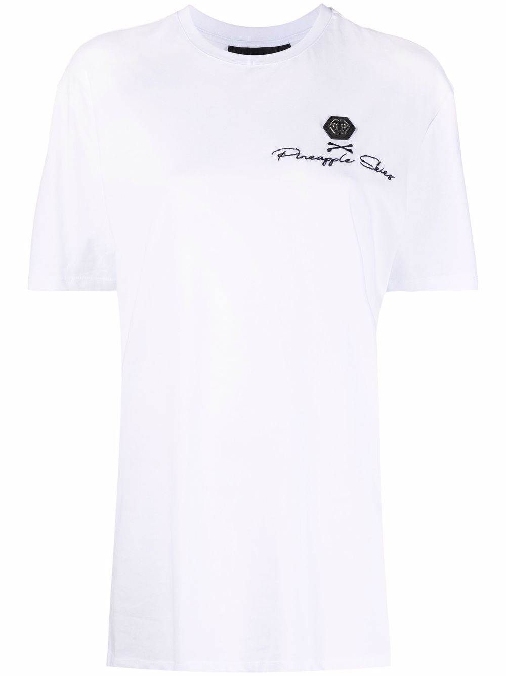 Graphic-print short-sleeve T-shirt - White