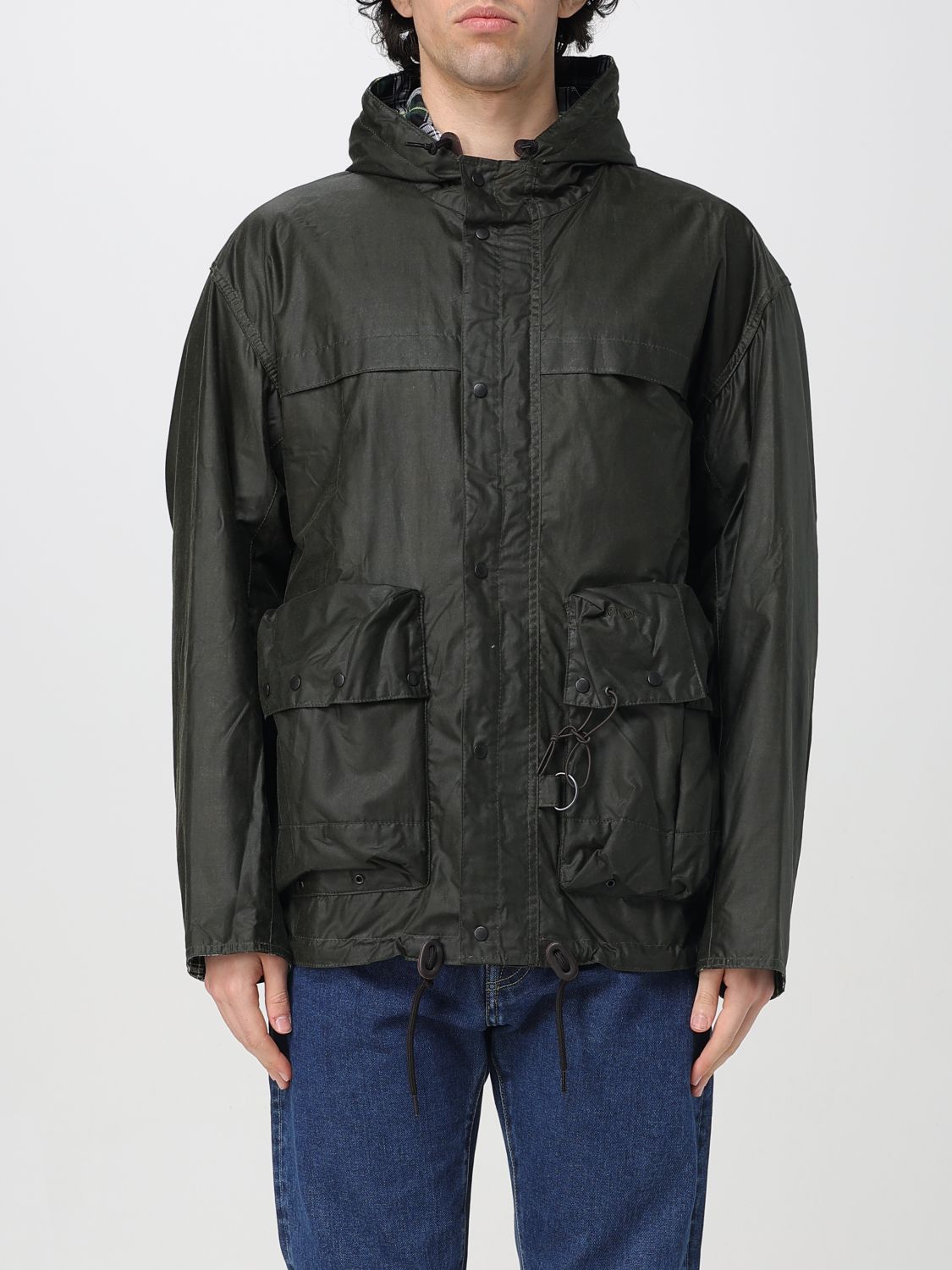 Coat BARBOUR Men color Green