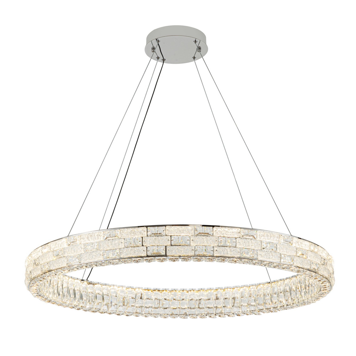 Chrome LED Chandelier from the Elegance Collection