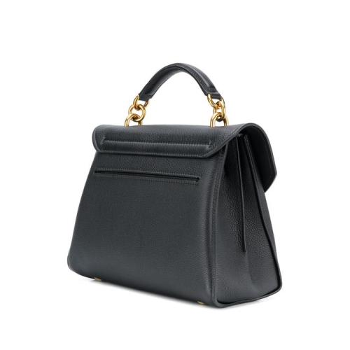 Gancini top-handle bag - Black