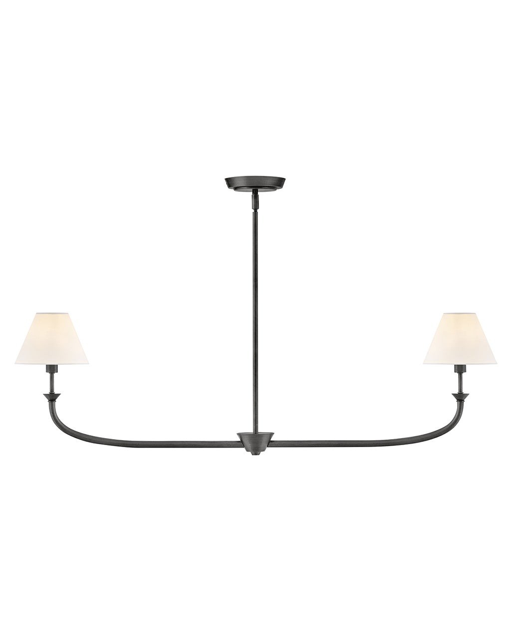 Blackened Brass LED Linear from the Greta Collection