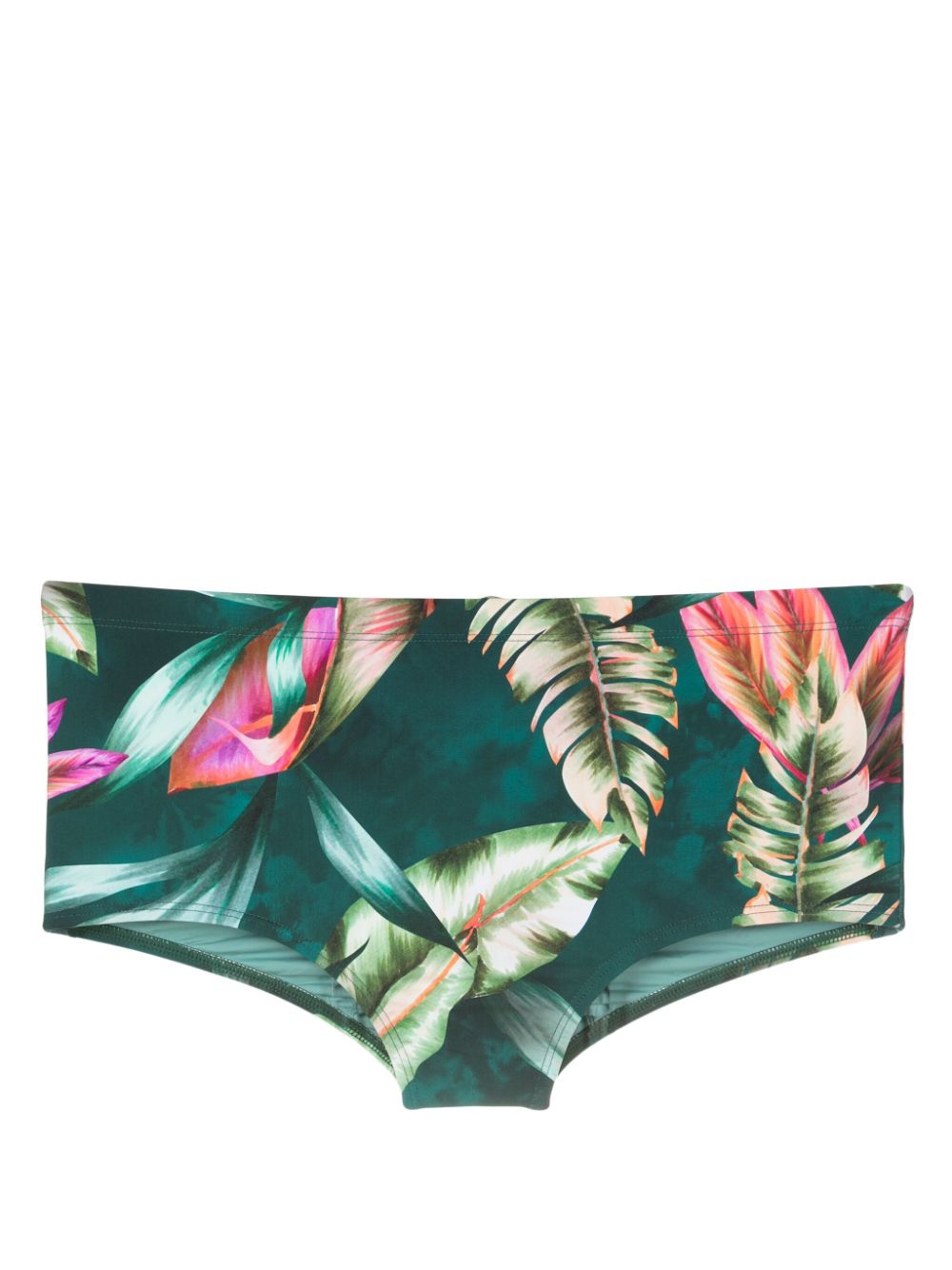 Copacabana botanical-print swimming trunks - Green