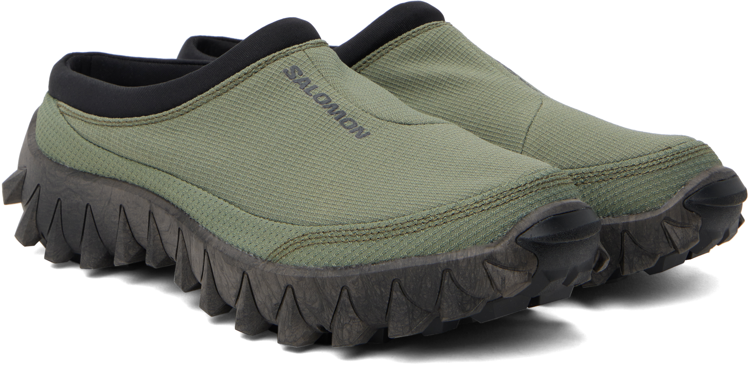 Salomon Khaki Snowclog Slippers