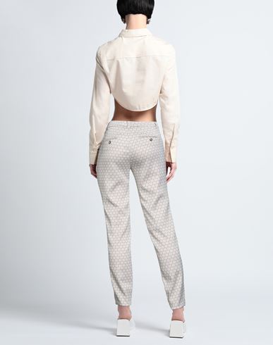 Woman Pants Beige Size 2 Polyester, Polyamide, Elastane