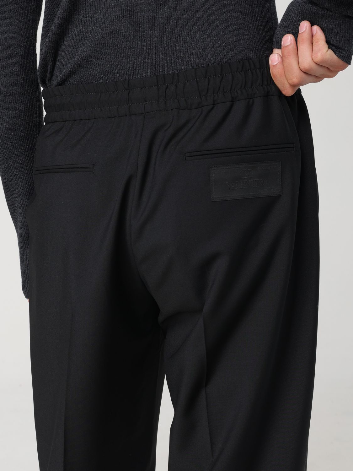 Pants Men color Black