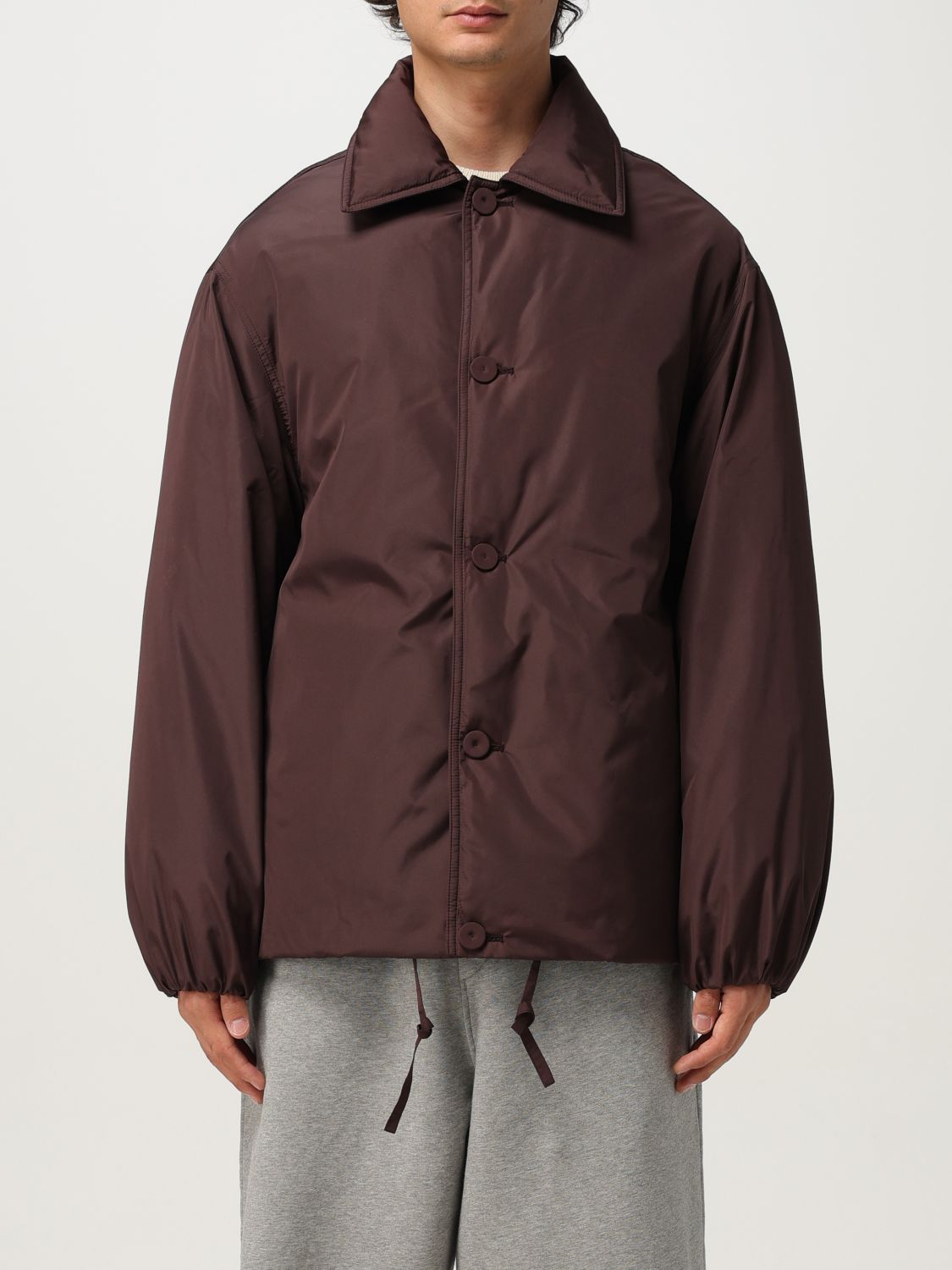 Coat Men color Brown