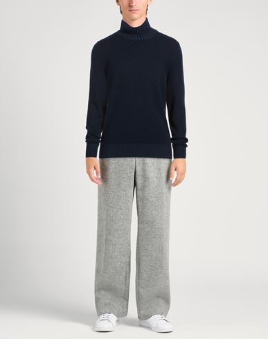 Man Turtleneck Navy Size 38 Cashmere