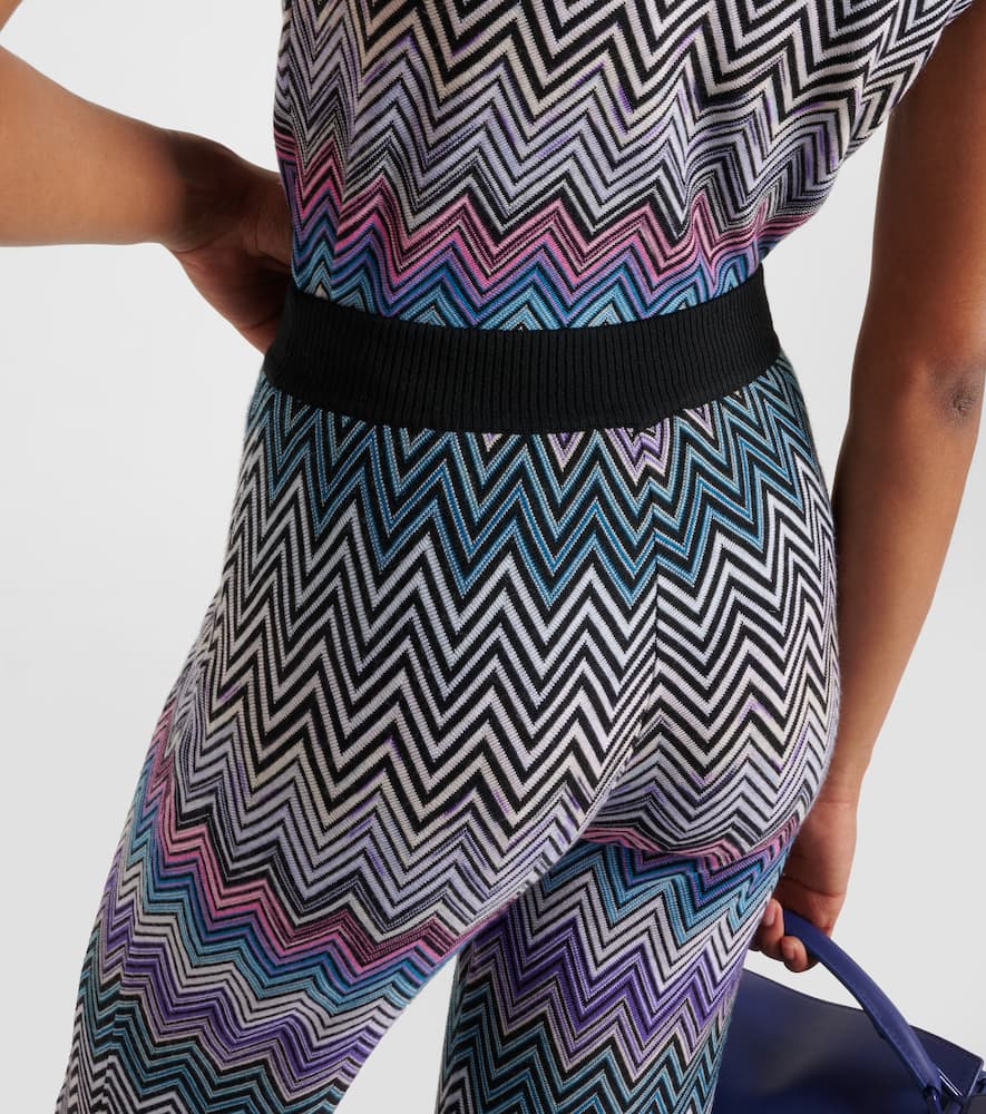 Zig Zag flared pants