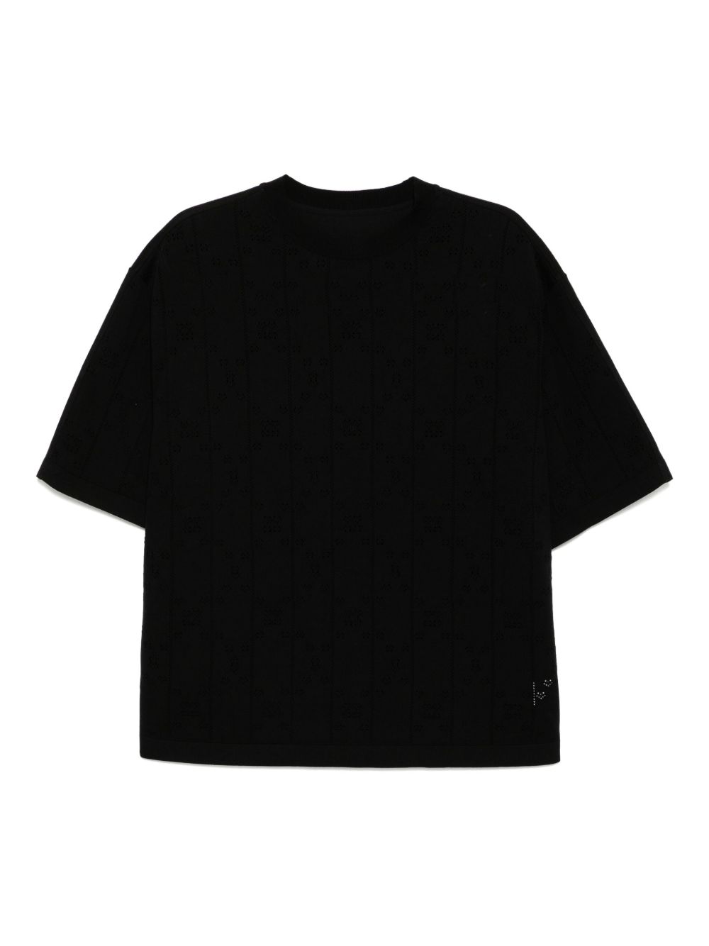 CROQUIS knitted T-shirt - White