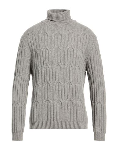 Man Turtleneck Light grey Size L Cashmere