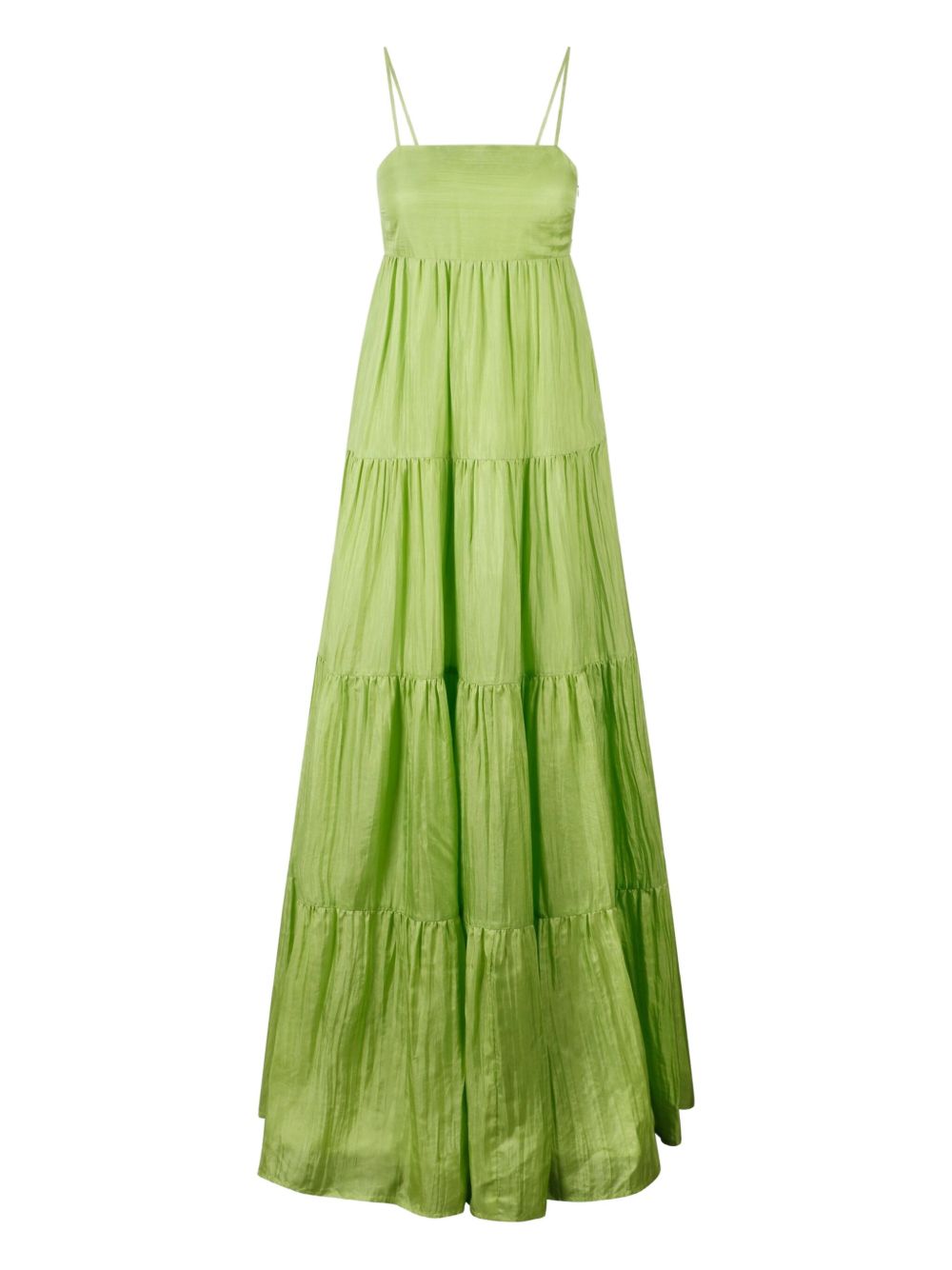 THE ROSE IBIZA silk maxi dress - Green