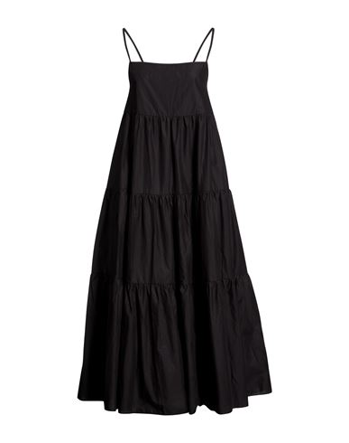 Woman Midi dress Black Size 1 Organic cotton