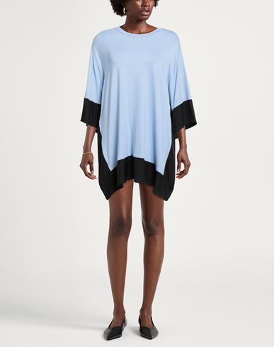 Woman Mini dress Light blue Size ONESIZE Viscose, Elastane
