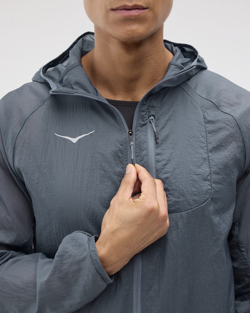 HOKA Men's Skyflow Jacket in Slate Blue