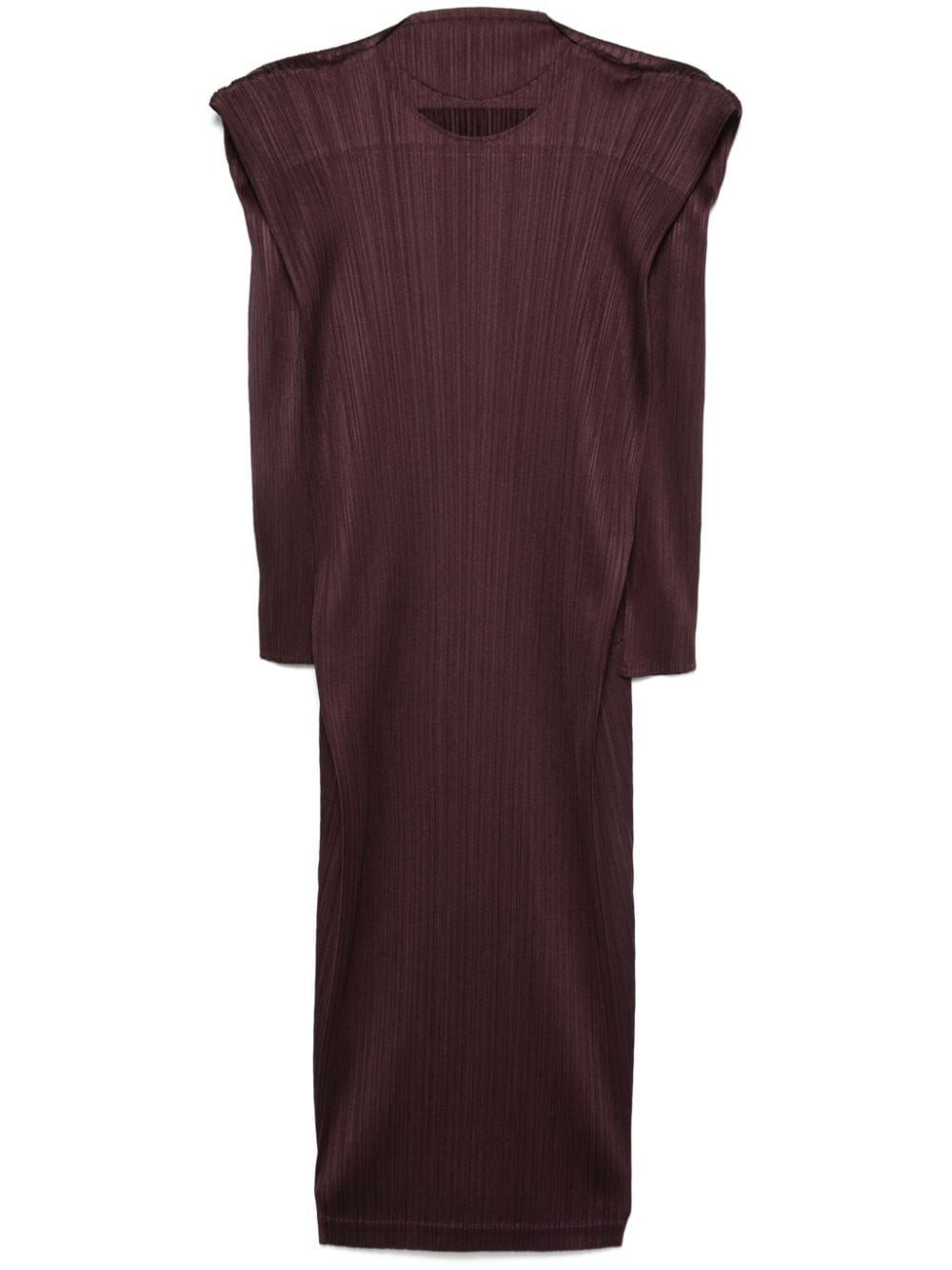 September midi dress - Brown