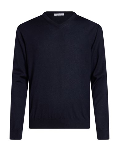 Man Sweater Midnight blue Size M Cashmere