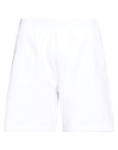 Man Shorts & Bermuda Shorts White Size M Cotton