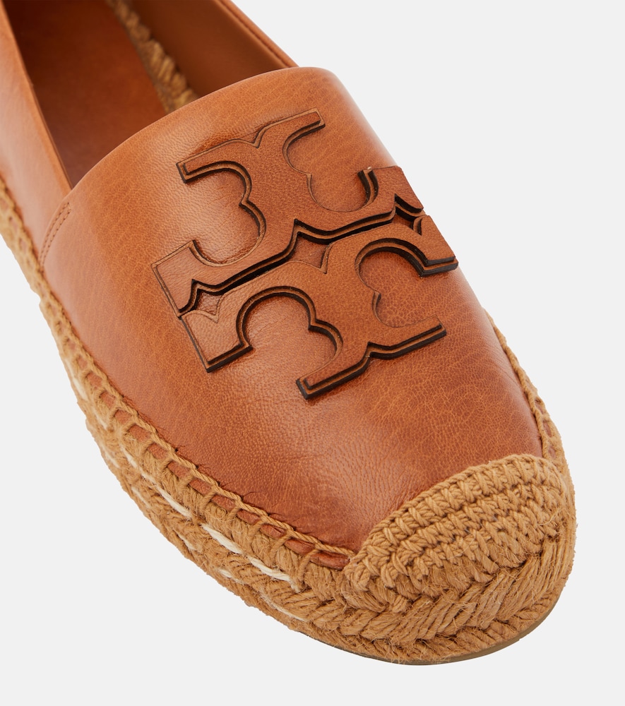 Ines leather platform espadrilles