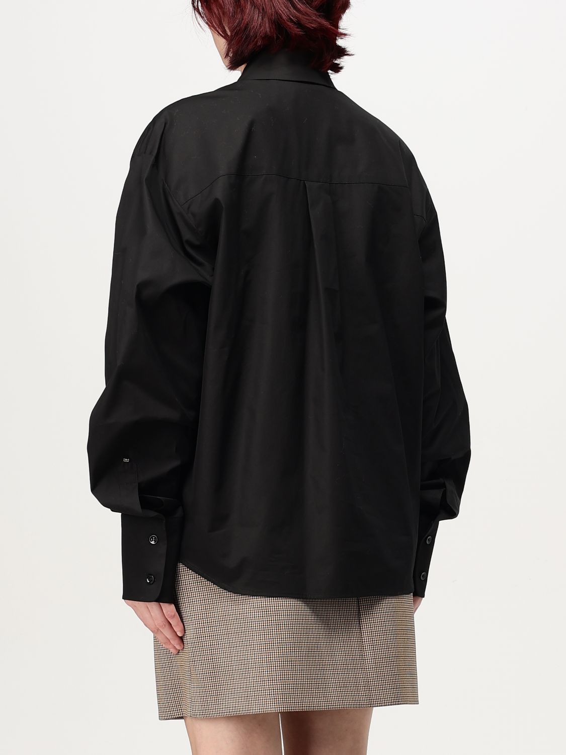 Cotton poplin shirt - White