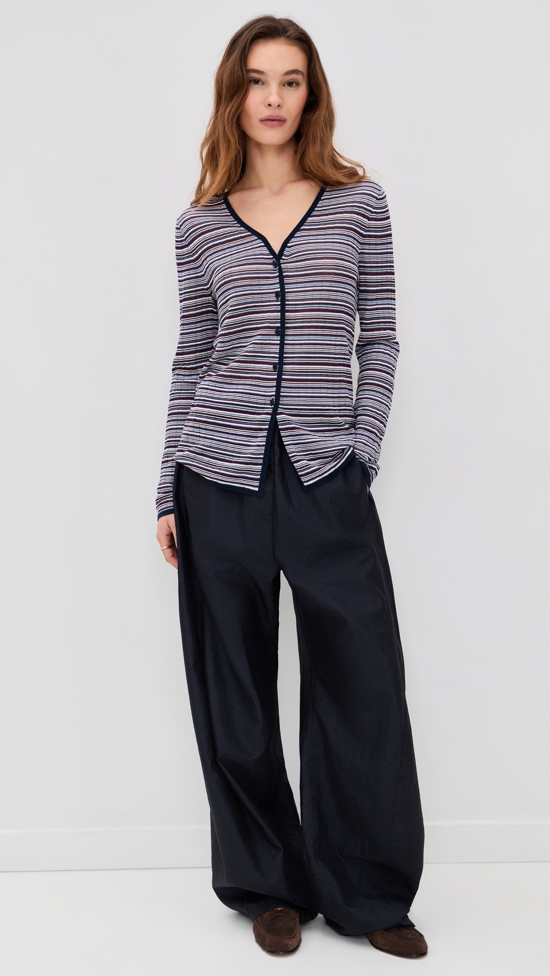 The Medici Cardigan Navy Multi