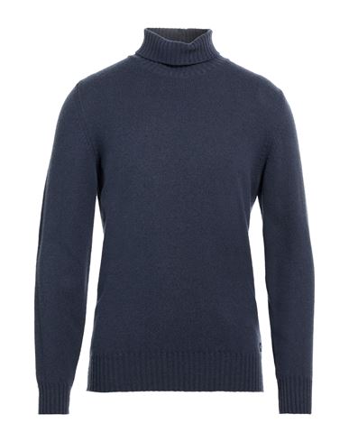 Man Turtleneck Navy Size L Wool, Polyamide