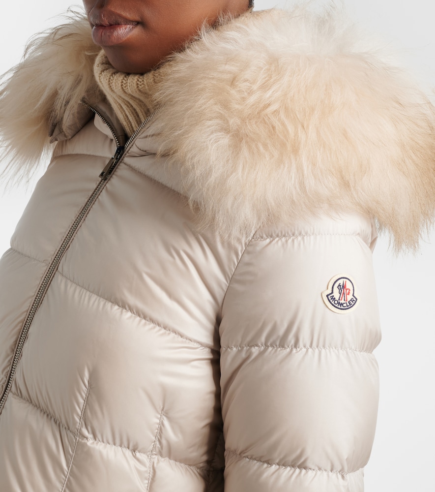 Boed shearling-trimmed down jacket
