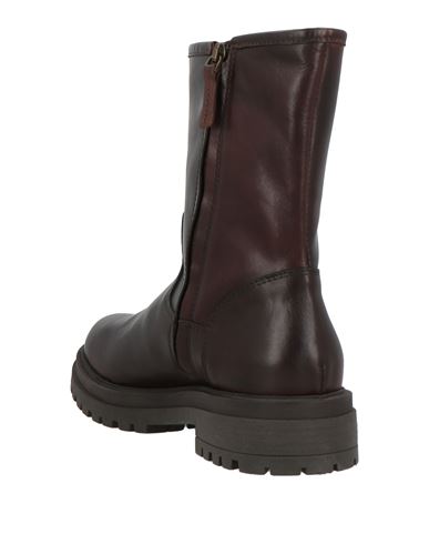 Woman Ankle boots Dark brown Size 11 Leather