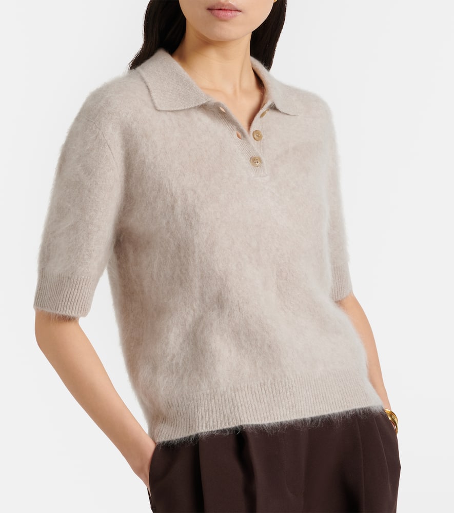 Carolyn cashmere polo sweater