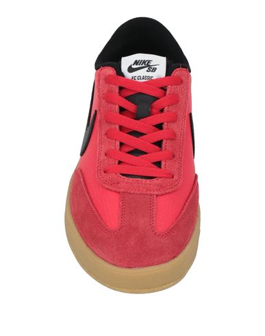 Woman Sneakers Red Size 8.5 Leather, Synthetic material