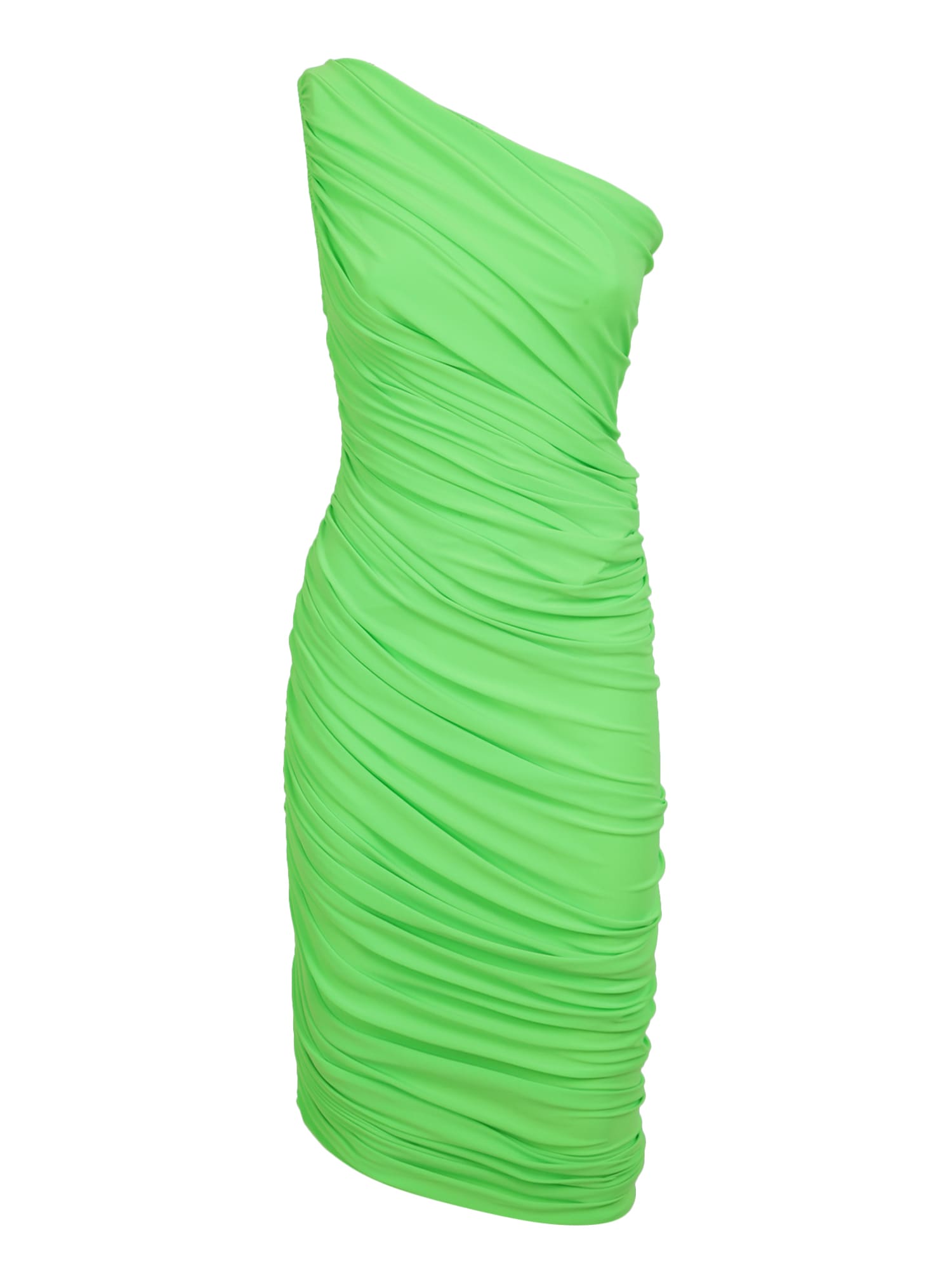 Neon Green Midi Dress