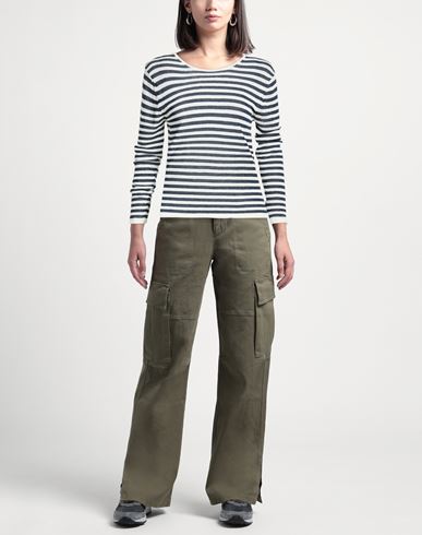 Woman Sweater Midnight blue Size S Linen, Polyamide