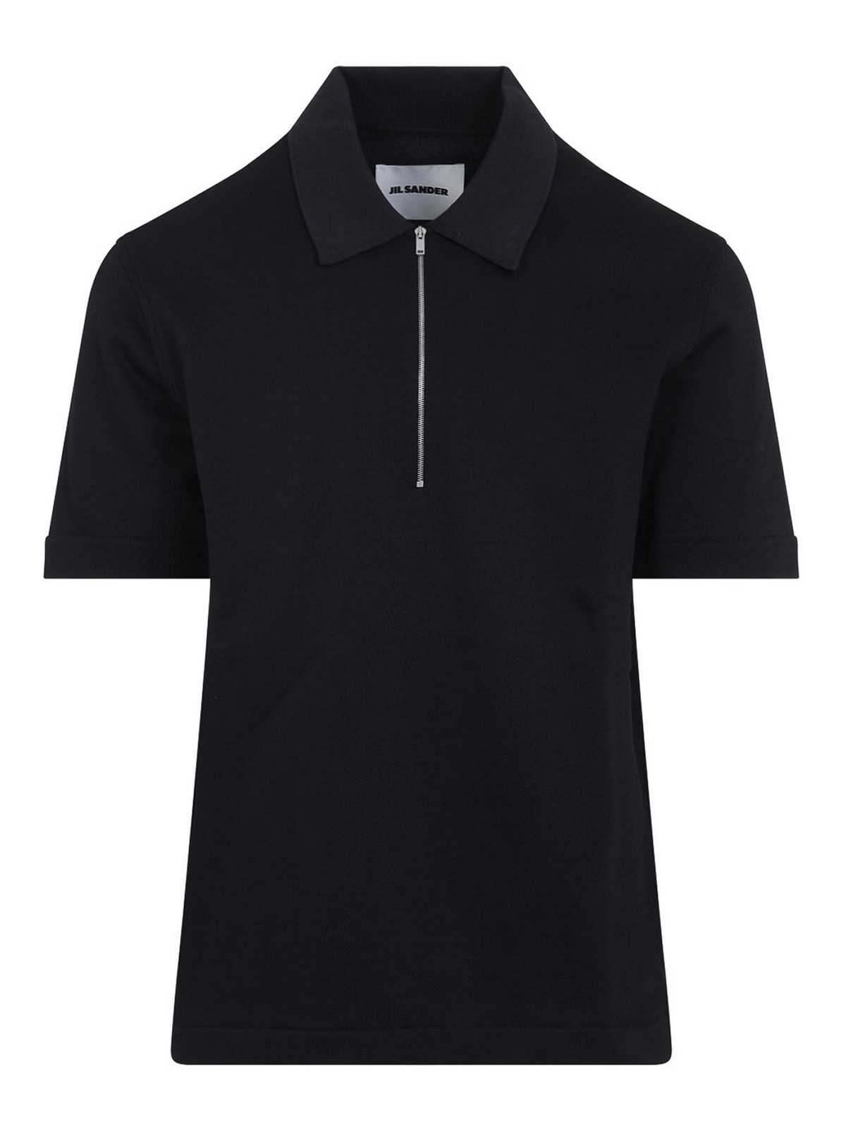 Jil Sander - short sleeve polo shirt knitted collar