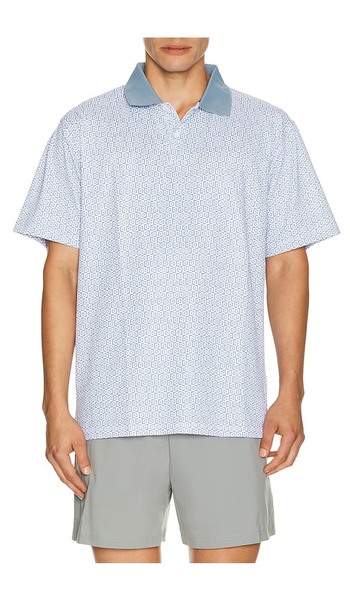 Devereux Golf The Nomad Polo in Blue. S. Also in M, L, XL/1X
